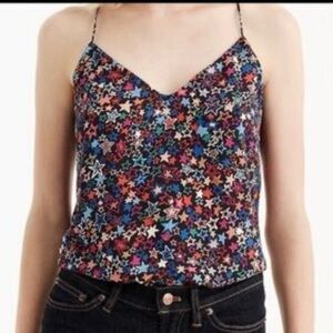 J. crew star print camisole, Women’s 8
